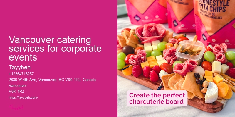 Vancouver upscale catering services