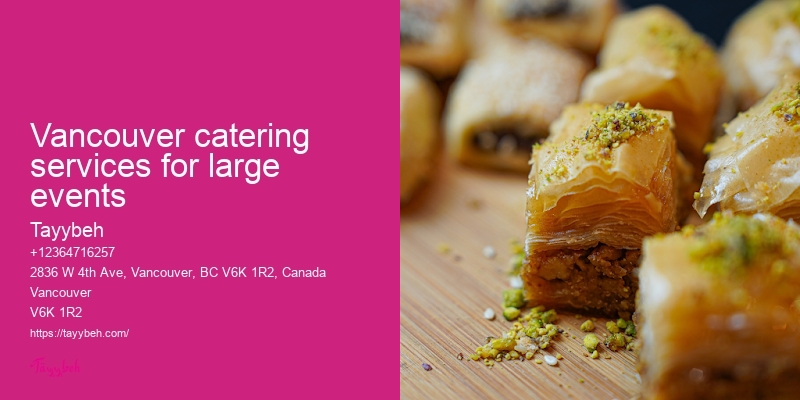 Vancouver catering for corporate functions