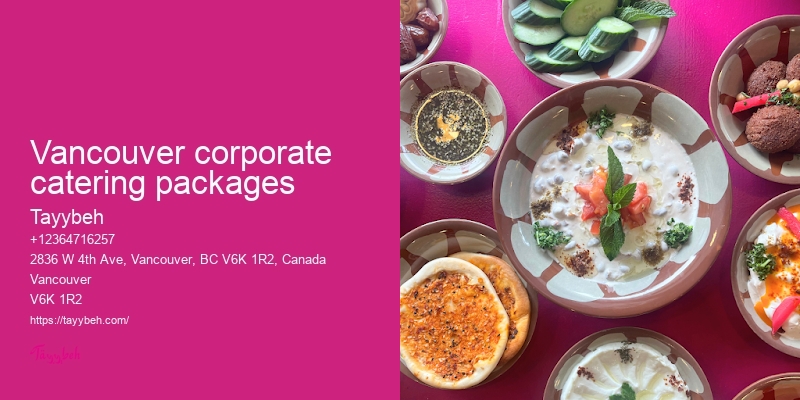 Gourmet catering Vancouver