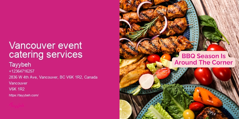 Syrian Food for Community Events Vancouver