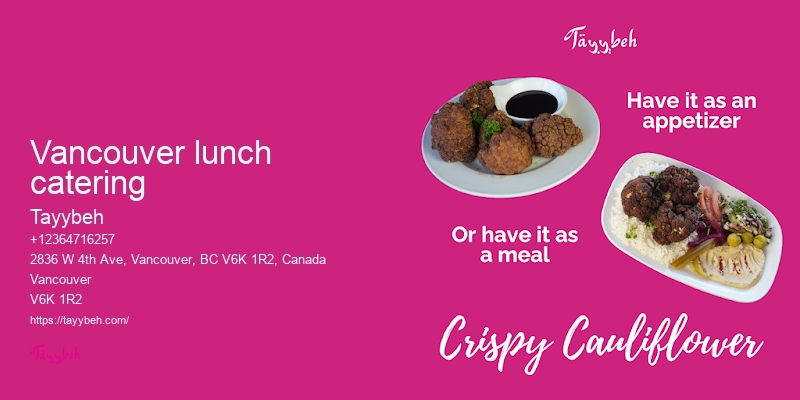 Vancouver Boxed Meal Options