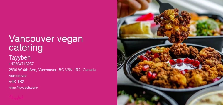 Premium event catering Vancouver
