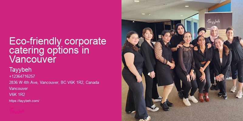 Eco-friendly corporate catering options in Vancouver