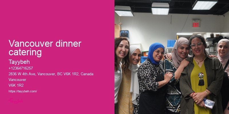 Vancouver dinner catering