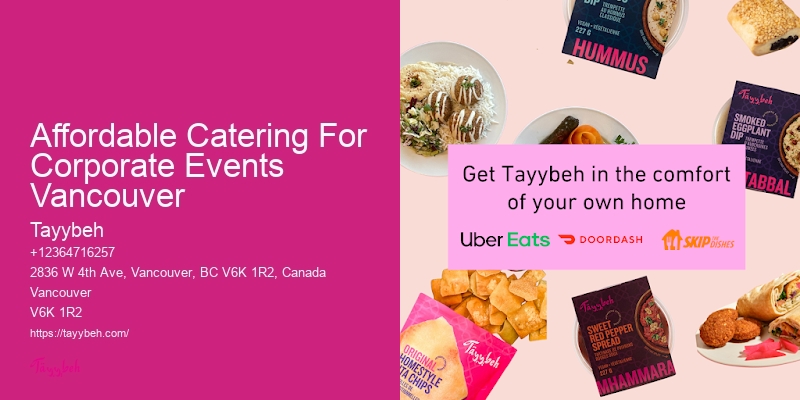 Catering For Engagement Parties Affordable Catering For Corporate Events Vancouver
