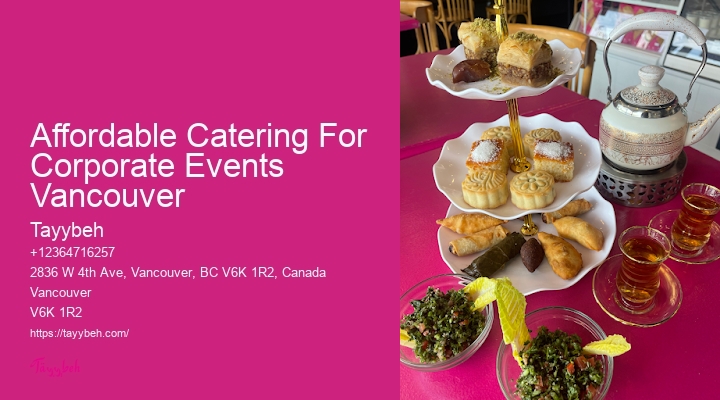 Affordable Luxury Catering Affordable Catering For Corporate Events Vancouver Bc