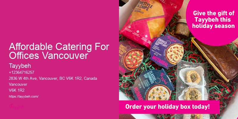 Professional Banquet Planning Affordable Catering For Offices Vancouver