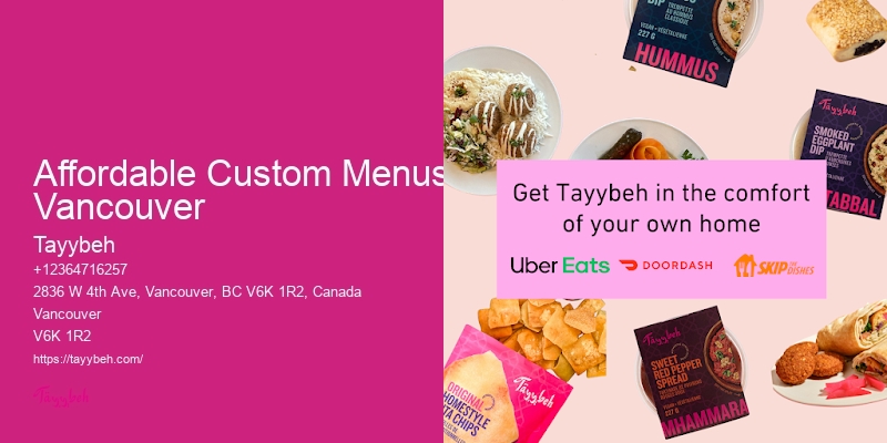 Affordable Event Catering Affordable Custom Menus Vancouver Bc