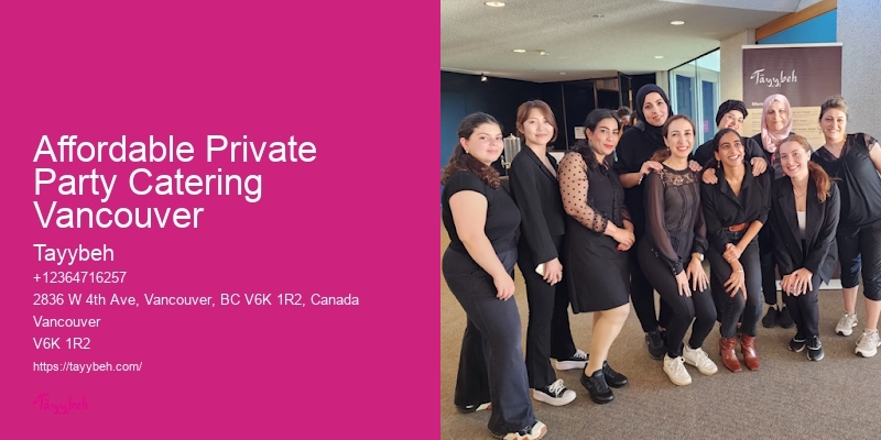 Corporate Catering Packages Affordable Private Party Catering Vancouver