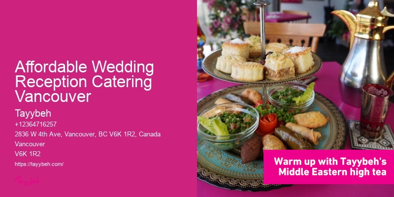 Affordable Wedding Reception Catering Vancouver Event Catering For Weddings