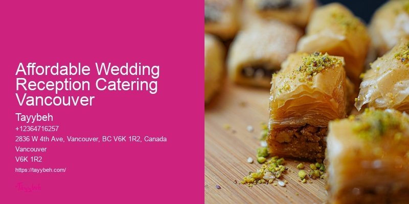 Best Personalized Wedding Catering Affordable Wedding Reception Catering Vancouver