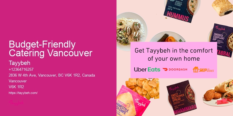 High-Quality Corporate Catering Packages Budget-Friendly Catering Vancouver