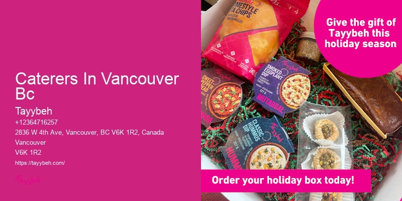 Caterers In Vancouver Bc
