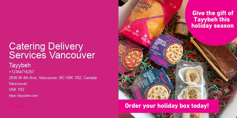 Affordable Gourmet Banquet Services Catering Delivery Services Vancouver