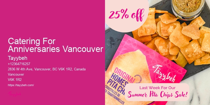 Affordable Event Catering Packages Catering For Anniversaries Vancouver
