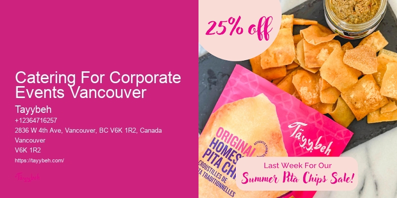 Best Buffet Services In Catering For Corporate Events Vancouver