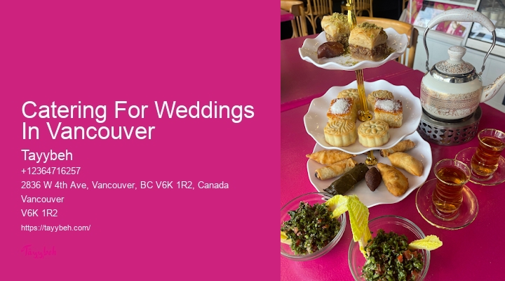 Catering For Weddings In Vancouver Event Catering For Weddings