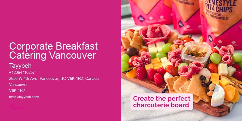 Corporate Breakfast Catering Vancouver’S Leading Banquet Caterers