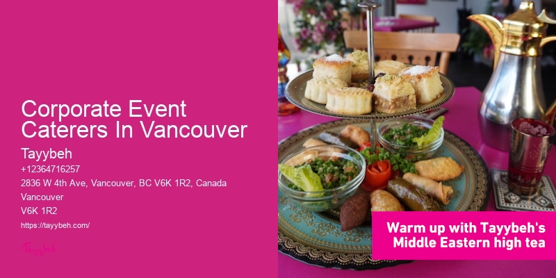 Affordable Catering For Special Occasions Corporate Event Caterers In Vancouver