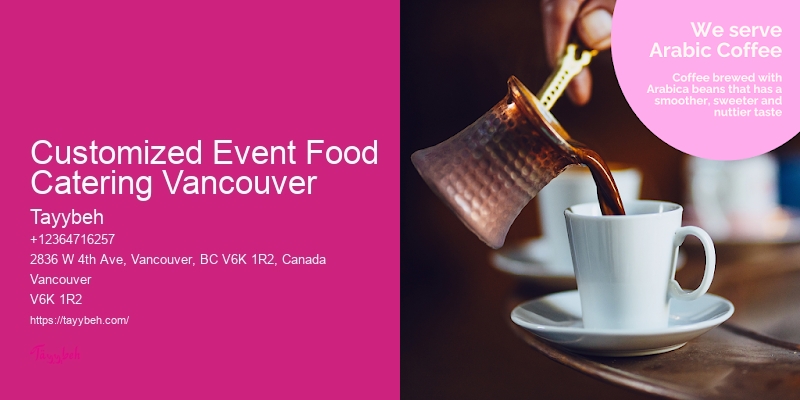 Wedding Catering Specialists Customized Event Food Catering Vancouver