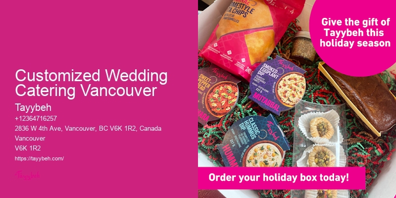 Affordable Catering Solutions Customized Wedding Catering Vancouver