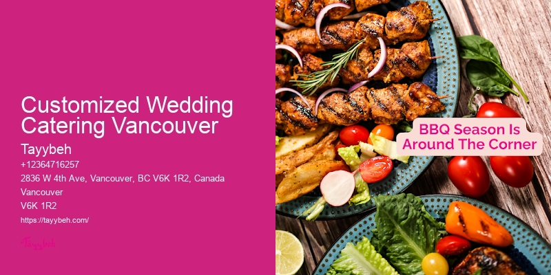 Affordable Elegant Catering Solutions Customized Wedding Catering Vancouver