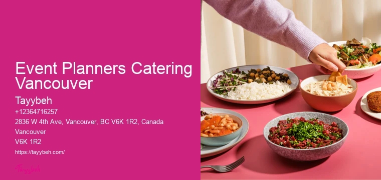 Event Planners Catering Vancouver’S Top Personalized Food Services