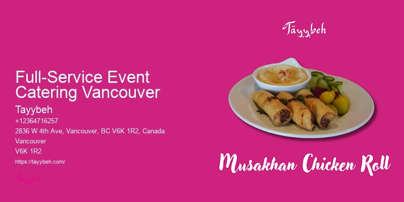 Elegant Catering Full-Service Event Catering Vancouver
