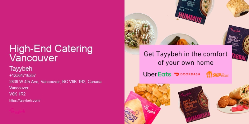 Event Catering Prices High-End Catering Vancouver