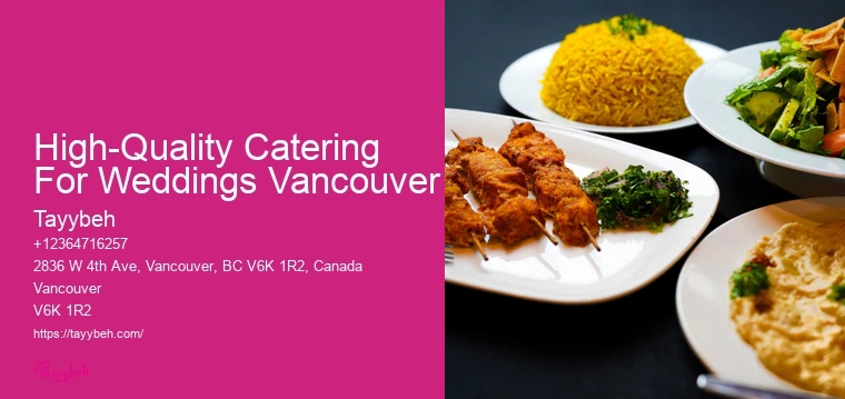Affordable Professional Catering High-Quality Catering For Weddings Vancouver