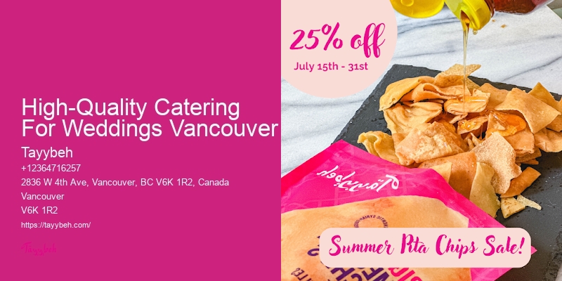 Private Dining Catering High-Quality Catering For Weddings Vancouver