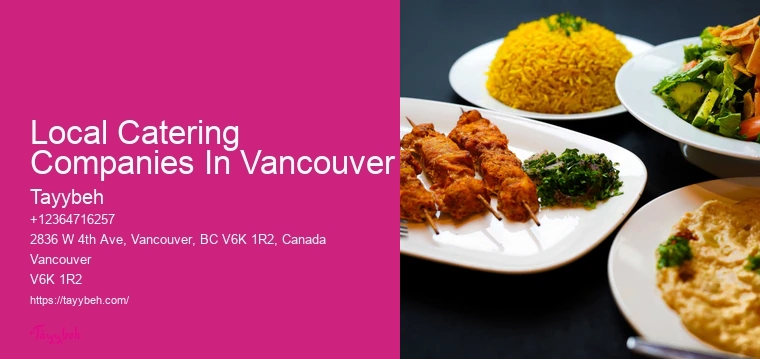 Local Catering Companies In Vancouver’S Premier Event Caterers
