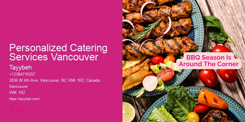 Personalized Event Catering Personalized Catering Services Vancouver
