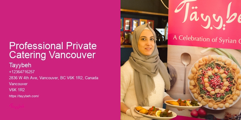 Wedding Catering Packages Professional Private Catering Vancouver