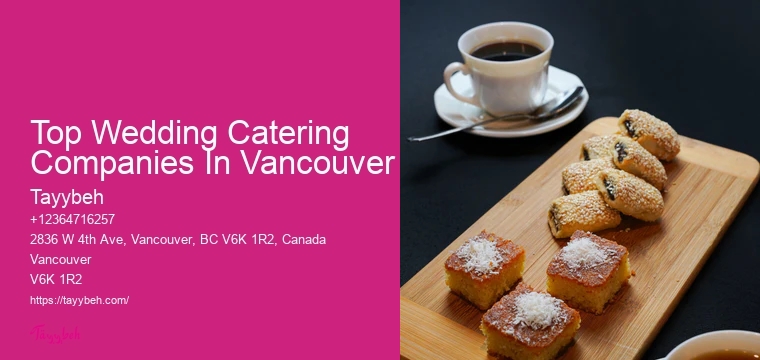 Custom Event Catering Solutions Top Wedding Catering Companies In Vancouver