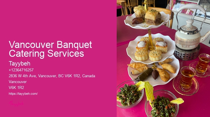 On-Site Catering Services Vancouver Banquet Catering Services
