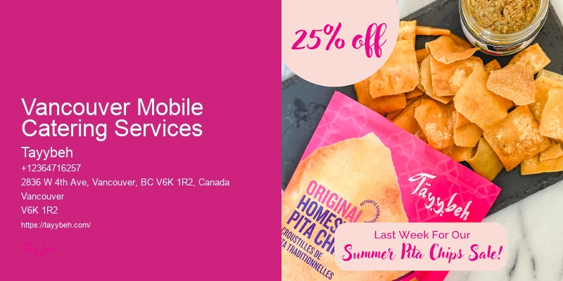 Vancouver Mobile Catering Services Business Catering Services
