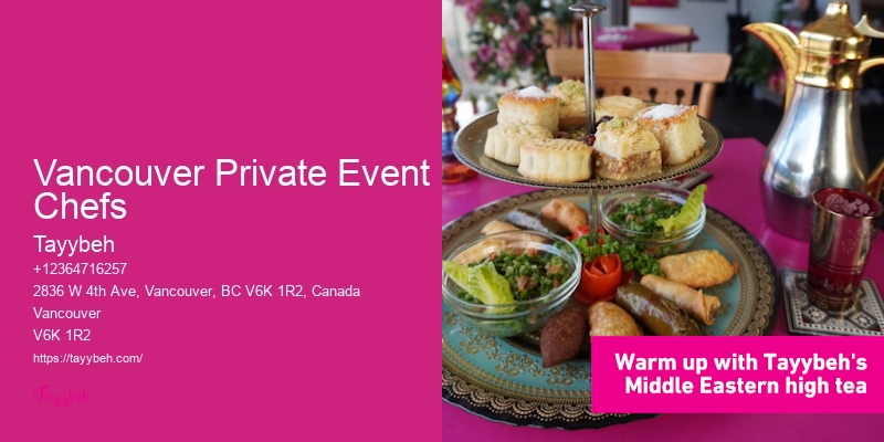 Affordable Banquet Planners Vancouver Private Event Chefs