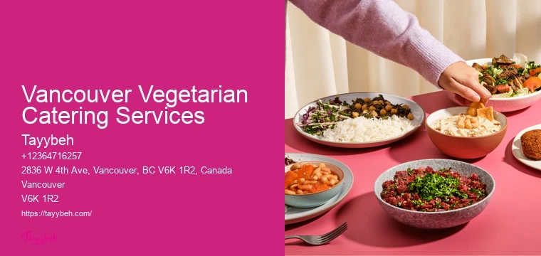 Vancouver Vegetarian Catering Services Top-Tier Event Catering