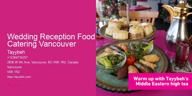 Local Catering Experts Wedding Reception Food Catering Vancouver